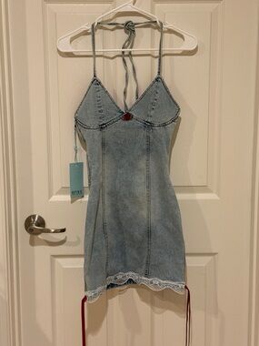 REVICE | Dresses | Revice Denim Vixen Zip Up Mini Dress | Poshmark
